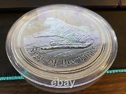 2010 Australia Lunar II Year of the Tiger $30 Dollar Perth Kilo Silver Coin