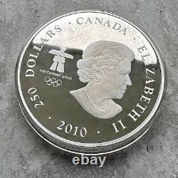 2010 Canada Olympic Kilo coin 32.15 oz. 999 Silver Blue Enamel Eagle