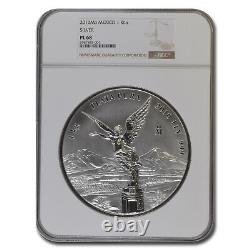 2010 Mexico 1 kilo Silver Libertad PL-68 NGC