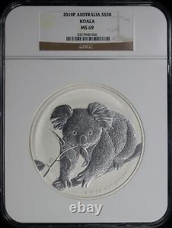 2010-P Australia $30 Silver Koala 1 Kilo NGC MS-69