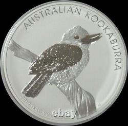 2010 Silver Australia $30 1 Kilo Kookaburra Prooflike Coin 32.15 Oz In Capsule