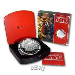 2010 Year of Tiger 1kg Kilo Silver Proof Coin Australia Lunar Series II 2