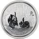 2011 Australia 1 Silver Kilo Year Of The Rabbit Lunar Series Ii Bu Stock