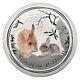 2011 Australia 30 Dollars Silver Year Of Rabbit Colorized 1 Kilo Silver 5422