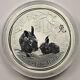 2011 Australia $30 Lunar Year Of The Rabbit 1 Kilo 32.15 Troy Oz. 999 Silver