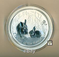 2011 Australia Year of the Rabbit 1 Kilo $30.999 Fine Silver Coin (OOAK)