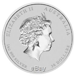 2011 Australian Lunar Rabbit 1 Kilo Silver Coin Series II