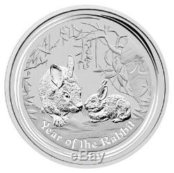 2011 Australian Lunar Rabbit 1 Kilo Silver Coin Series II