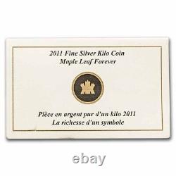 2011 Canada 1 kilo Silver $250 Maple Leaf Forever (Damaged Box) SKU#277605