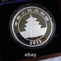 2011 China 300 YUAN Silver Panda KILO Coin 1000g withBox & COA