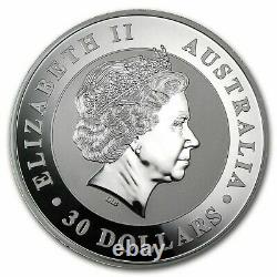 2012 1 Kilo Silver Australian Kookaburra Perth Mint. 999 Fine BU In Cap