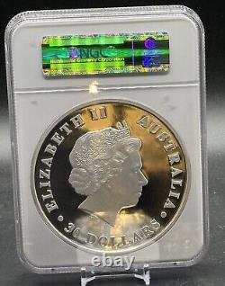 2012 Australia Koala $30 Kilo Silver. 9999 NGC PF69 Ultra Cameo Box & COA