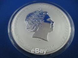 2012 Australian Lunar Series II Year of the Dragon 1 Kilo Silver Specimen Coin