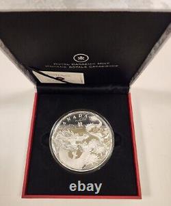 2012 Canada Year of the Dragon Lunar $250 1 Kilo Pure Silver Proof Kilo Coin OGP