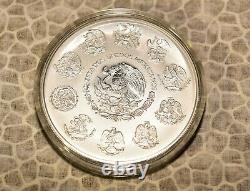 2012 Libertad Kilo Coin. 999 Fine Banco de Mexico in Round Capsule