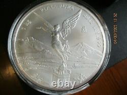 2012 Mexico Libertad 1 Kilo kg Brilliant Uncirculated BU. 999 Silver Plata Pura