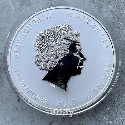 2012 Year of the Dragon Australia Kilo coin 32.15 oz. 999 Silver