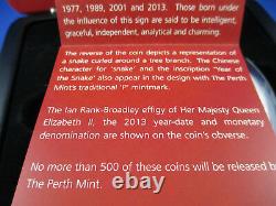 2013 Australian Lunar Series II Year of the Snake 1 Kilo Silver Proof Coin