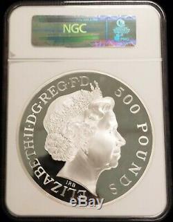 2013 Great Britain Prince George Christening 1 Kilo Proof Silver Coin NGC PF70UC