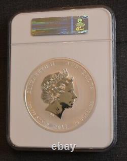 2013-P 1 kilo Silver Australian Year of the Snake NGC MS 70 Early Release