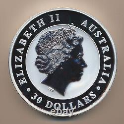 2014 1 Kilogram 999 Fine Silver Perth Mint Australian Kookaburra Proof KILO COIN