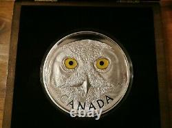 2014 $250 Canadian Dollar'In The Eyes Of The Snowy Owl'- Pure Silver Kilo Coin