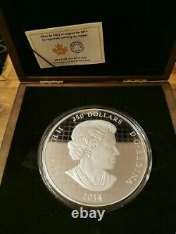 2014 $250 Canadian Dollar'In The Eyes Of The Snowy Owl'- Pure Silver Kilo Coin