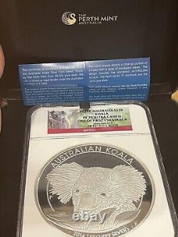 2014 AUSTRALIA KOALA 1 KILO SILVER NGC PF70 Ultra Cameo