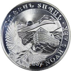 2014 Armenia 10000 Dram Noah's Ark Kilo. 999 Fine Silver Coin