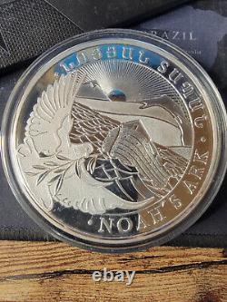 2014 Armenia 10000 Dram Noah's Ark Kilo. 999 Fine Silver Coin