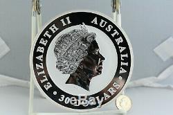 2014 Austrailian Kookaburra 30 dollar kilo silver coin