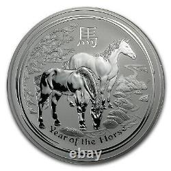 2014 Australia 1 kilo Silver Lunar Horse BU (SII) SKU #78053