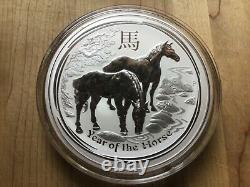 2014 Australia Kilo Silver Lunar Year of the Horse Coin