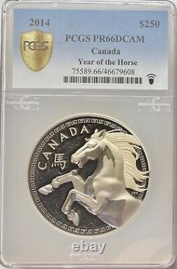 2014 Canada Silver Kilo Year of the Horse PCGS PF-66 DCAM