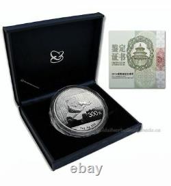 2014 China 1 Kilo Kg. 999 Fine Silver Panda (withbox & CoA)