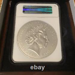 2014 Great Britain £500 First World War 100th Anniversary Silver Kilo PF69 WithBox