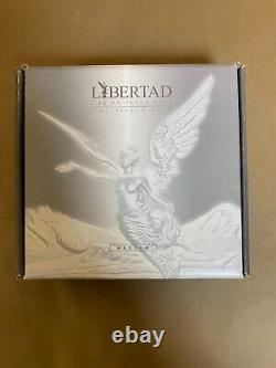 2014 LIBERTAD 1 KILO MEXICO SILVER PROOF ONLY. MINTAGE 500 withBox and Paperwork