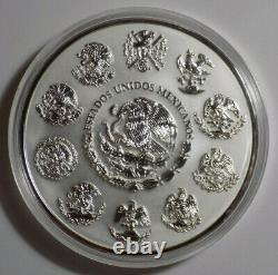 2014-Mo Mexico Libertad 1 kilo. 999 fine silver Superb Gem Proof Like coin NICE