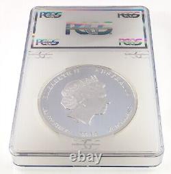 2014-P Australia 1 Kilo. 999 Fine Silver Horse PCGS PR69DCAM First Strike