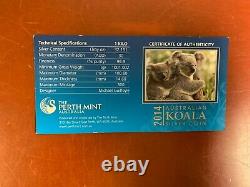 2014-P Australia 1 Kilo. 999 Silver Koala $30 Perth Mint PF70 Ultra Cameo