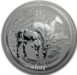 2014 Year of the Horse Australia Kilo coin 32.15 oz. 999 Silver