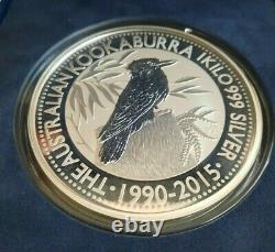 2015 1 Kilo Australian Silver Kookaburra Coin