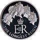 2015 Great Britain Silver 500 Pound Kilo Queen Eliz Longest Reign Ngc Pf70ucam