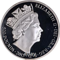 2015 Great Britain Silver 500 Pound Kilo Queen Eliz Longest Reign NGC PF70UCAM