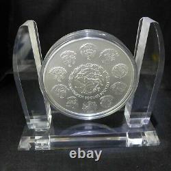 2015 Libertad 1Kilo silver. 999 Fine Banco de Mexico Plata Pura in Round Capsule