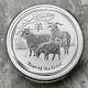 2015 Year Of The Goat Australia Kilo Coin 32.15 Oz. 999 Silver