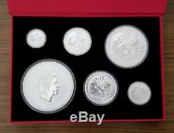 2016 1 Kilo &18.5 oz Silver Australia Lunar Year Of The Monkey Coins Set
