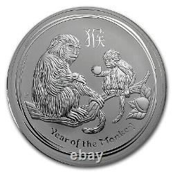 2016 Australia 1 kg / kilo Perth. 999 Silver Lunar Monkey (in mint capsule)