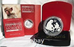 2016 Australia Lunar II Perth 1 Kilo Kg Year of the Monkey $30 Silver Proof Coin