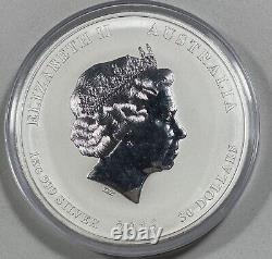 2016 Australia Perth Mint 1 Kilo Pure Silver. 9999 Lunar Year of the Monkey Coin
